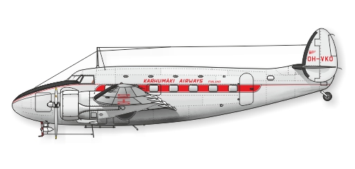 Lockheed L18 Lodestar (Karhumäki Airways)  ARC48-031