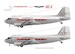 Douglas DC3 Dakota (Karhumaki Airways) for Airfix 2010 kit ARC72-005B