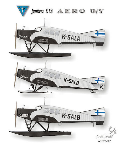 Junkers F13 (Aero Oy K-SALA, K-SALB)  ARC72-007