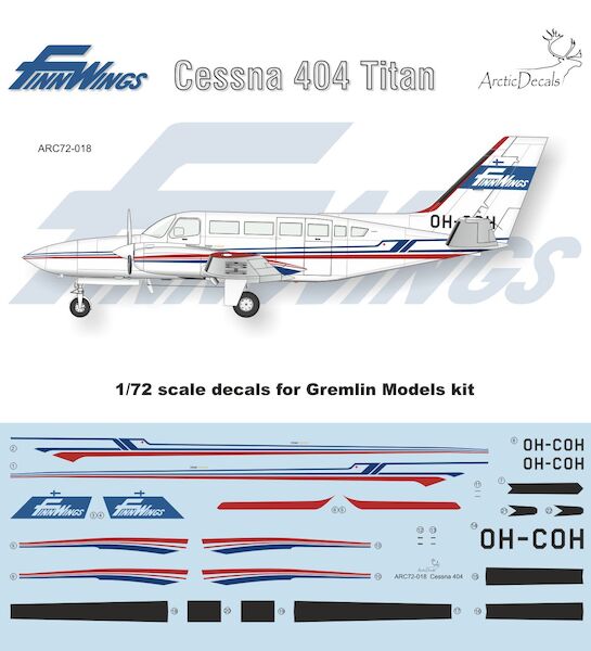 Cessna C404 Titan ((Finnwings OH-COH) ARC72-018