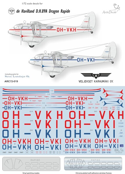 De Havilland DH89 Dragon Rapide (Karkumaki Airways) ARC72-019