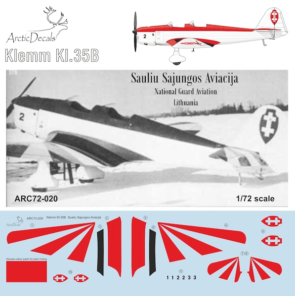 Klemm KL35B (Sualiu Sajungos Aviacija) ARC72-020