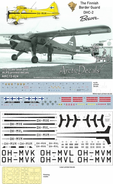 De Havilland DHC2 Beaver (Rayavartiosto -Finnish border guard) ARC72-024