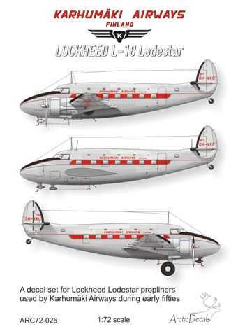 Lockheed Lodestar (Karkumaki Airways)  ARC72-025