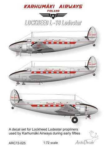Lockheed Lodestar (Karkumaki Airways) ARC72-025
