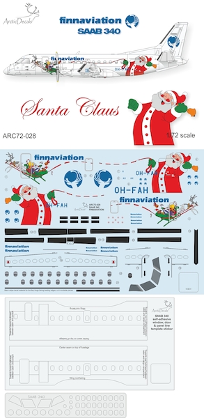 Saab 340 (Finnaviation Santa Claus) ARC72-028