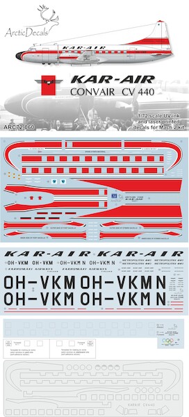 Convair CV440 Metropolitan (Kar Air)  ARC72-060
