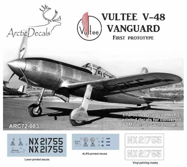 Vultee V48 Vanguard - First prototype  ARC72-083