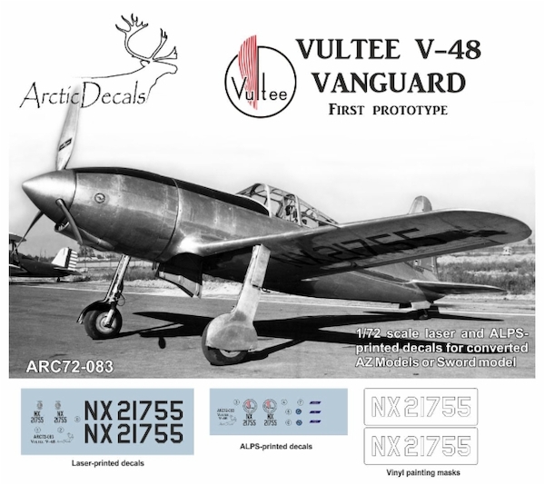 Vultee V48 Vanguard - First prototype ARC72-083