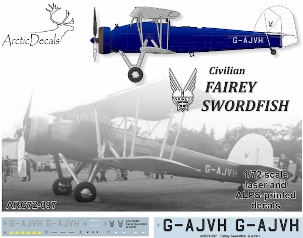 Civilian Fairey Swordfish (G-AJVH) ARC72-097