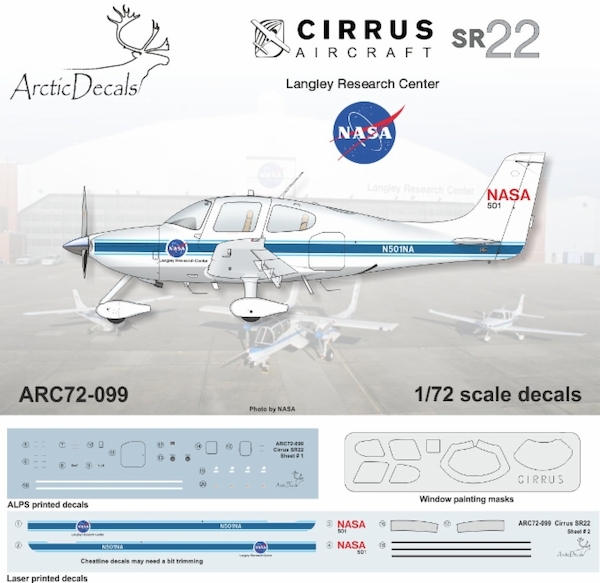 Cirrus SR22 (NASA) ARC72-099