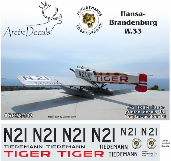 Hansa Brandenburg W33 (N.21)  ARC72-102