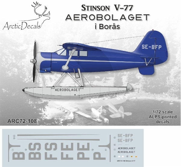 Stinson V77 (Aerobolaget i Boras) ARC72-108