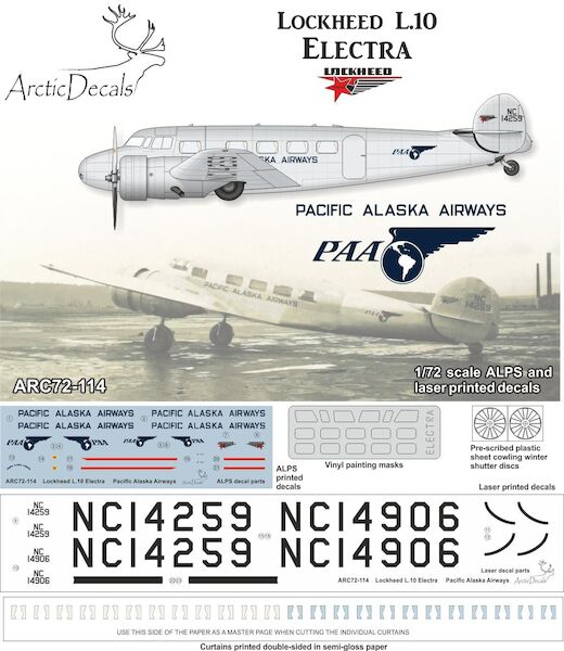 Lockheed L10 Electra (Pacific Alaska Airlines) ARC72-114