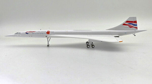 Concorde British Airways "Poppy appeal" G-BOAF ARDBA81