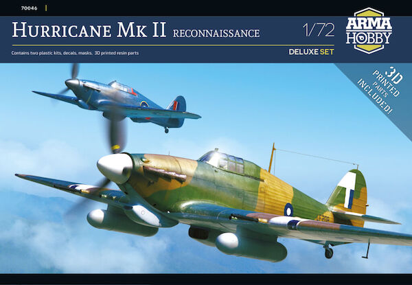 Hawker Hurricane MKII Reconnaisance (Two kits included) 70046