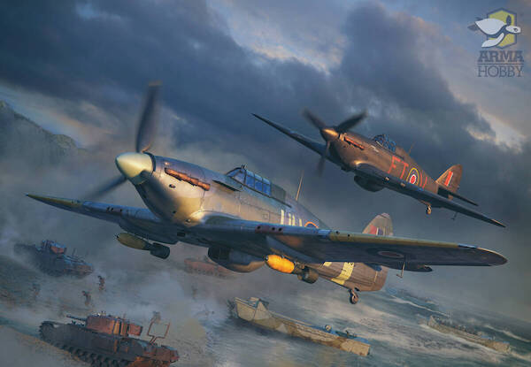 Hurricane Mk IIa/b/c Dieppe Deluxe Set (2 kits included) LIMITED 70054