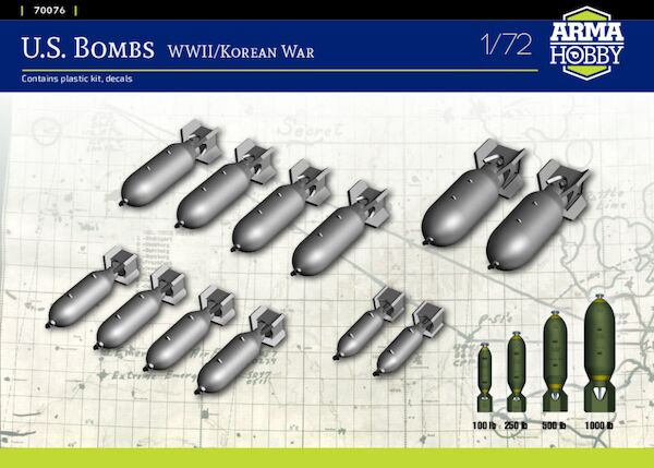 US Bombs WWII and Korean War 70076
