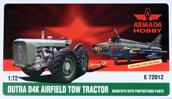 Dutra D4K Airfield Tow tractor with open cabin E72012