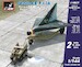 Lippisch P13a with trolley and Kettenkraftrad (2 kits included!) AR14507