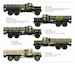 KrAZ-255B Soviet era heavy duty 6-6 truck with Cargo body 72450