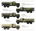 KrAZ-255B Soviet era heavy duty 6-6 truck with Cargo body 72450