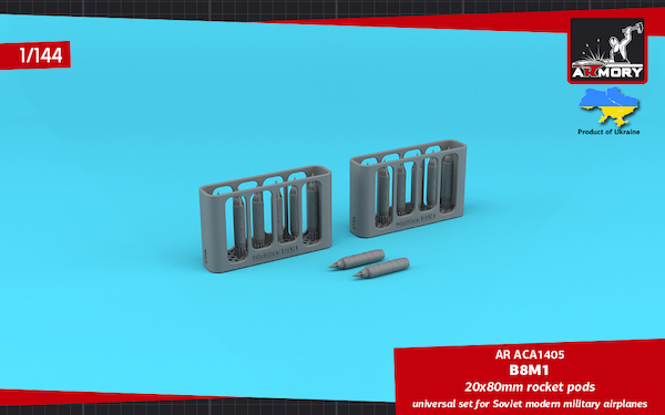 B3M1 Soviet 20x80m Rocket pods (12x) AR ACA14405