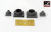 Yakovlev Yak38M Forger take-off engines nozzles (Hobby Boss) AR ACA4809