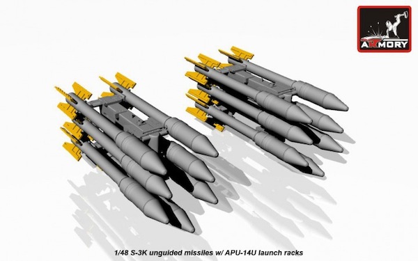 S3K unguided missiles (12x) with two PU-14U Launchers AR ACA4814