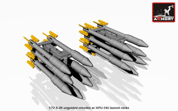 S3K unguided missiles (12x) with two PU-14U Launchers AR ACA7273
