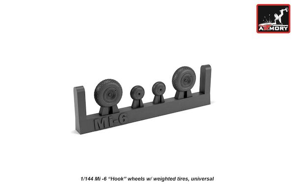 Mil Mi6 "Hook" wheel set - weighted-  AR AW14009