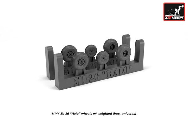 Mil Mi26 "Halo" wheel set - weighted-  AR AW14013