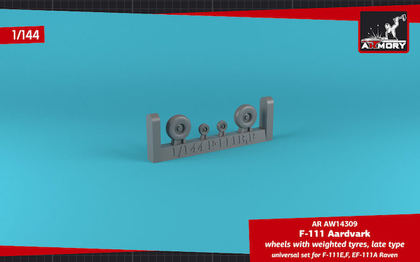 F111E/F, EF111A Wheels with weighted tires AR AW14309