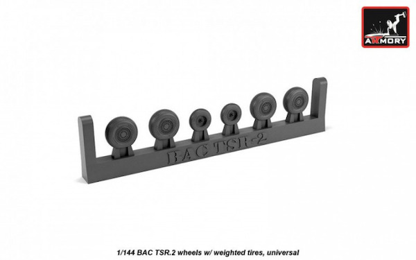 BAC TSR2 wheel set - weighted- AR AW14401
