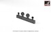 Panavia Tornado wheel set with weighted wheels AR AW14501