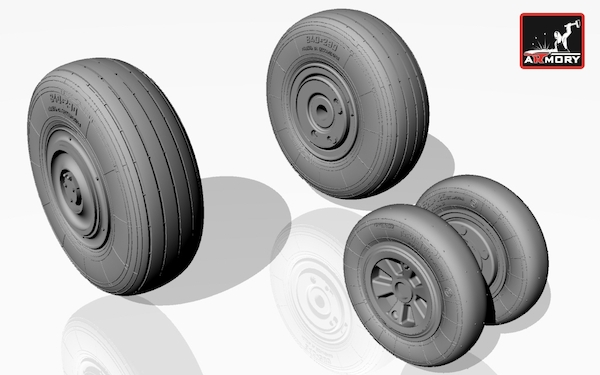 Mikoyan MiG23ML/MLA/MLD/P/UM Flogger wheel set AR AW32002