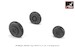 Mikoyan MiG15Bis "Fagot", MiG17 "Fresco" -  wheel set -weighted- AR AW32014