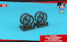 Palmer Cord Aero Tyres type 700x75mm wheels (4x) AR AW32101