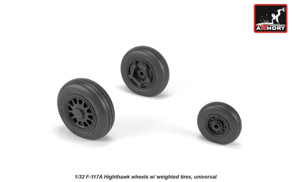 F117 Nighthawk wheels with weighted tires  AR AW32305