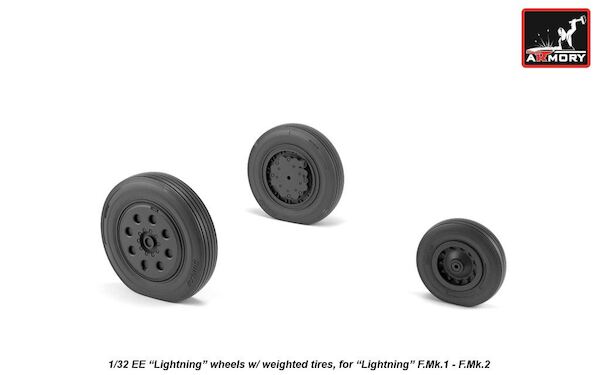 EE Lightning F MK1, F MK2  -  wheel set -weighted-  AR AW32401