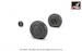 Hawker Hurricane - wheel set -weighted- AR AW32403