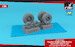 HS/BAe Harrier early (GR1, GR3, AV8a) wheel set AR AW32404