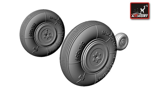 Yakovlev Yak3 wheel set AR AW48004