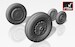 Suchoi Su7B (Late) BM/BMK/U Fitter  wheel set AR AW48006