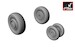 Mikoyan MiG23S/M/MS/MF/U/UB Flogger wheel set AR AW48010