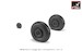 Ilyushin IL2 "Bark" Early wheel set -weighted- AR AW48034