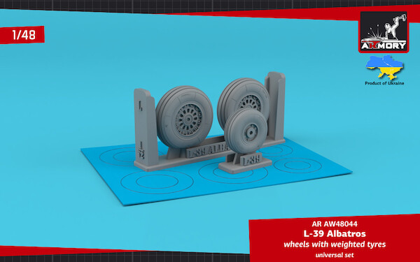 Aero L39 Albatros weighted Wheels - revised (Special Hobby) AR AW48044