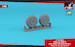 Mikoyan MiG3 wheel set with hard road tyre tread AR AW48045
