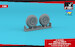 Mikoyan MiG3 wheel set with Dirt road tyre tread AR AW48046