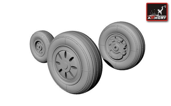Canadian F35 Lightning II Wheel set (Kitty Hawk) AR AW48305